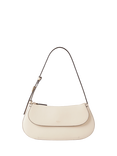 Mulberry Clovelly Leather Shoulder Bag, Eggshell