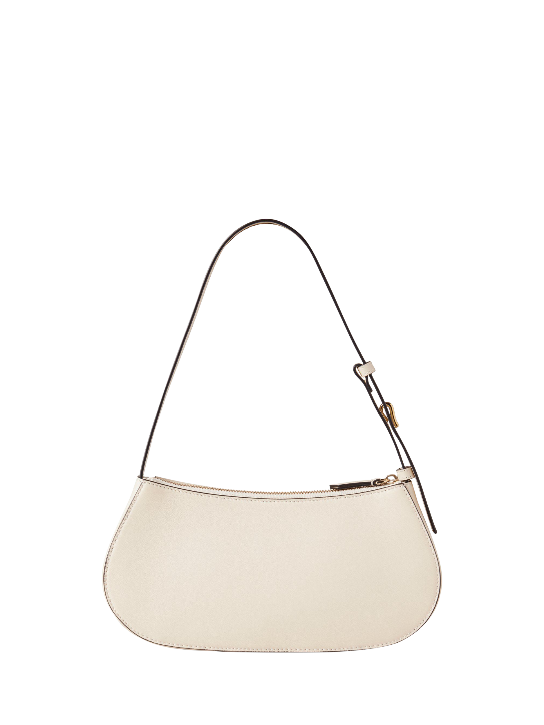 Product image 3 of 6, which shows Mulberry Clovelly Leather Shoulder Bag, Eggshell