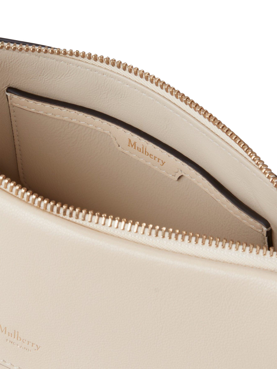 Product image 5 of 6, which shows Mulberry Clovelly Leather Shoulder Bag, Eggshell