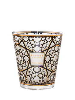 Baobab Collection 16 Arabian Nights Jar Scented Candle, 1.1kg, Black & Gold