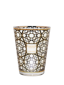 Baobab Collection 24 Arabian Nights Jar Scented Candle, 3kg, Black & Gold