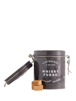 Cartwright & Butler Whisky Fudge in Tin, 175g, 