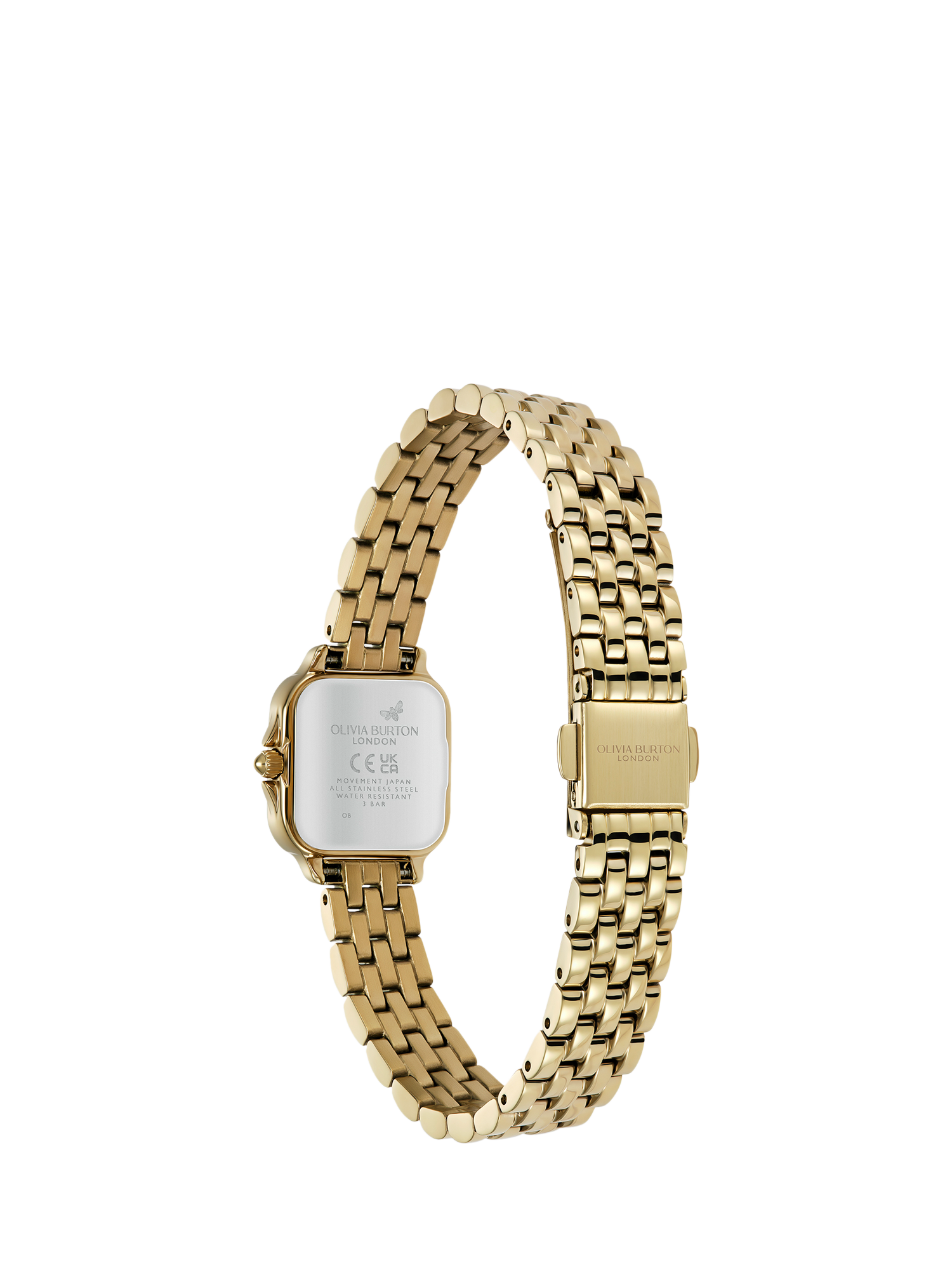 Product image 6 of 8, which shows Olivia Burton Grosvenor Bracelet Strap Mini Watch, Gold