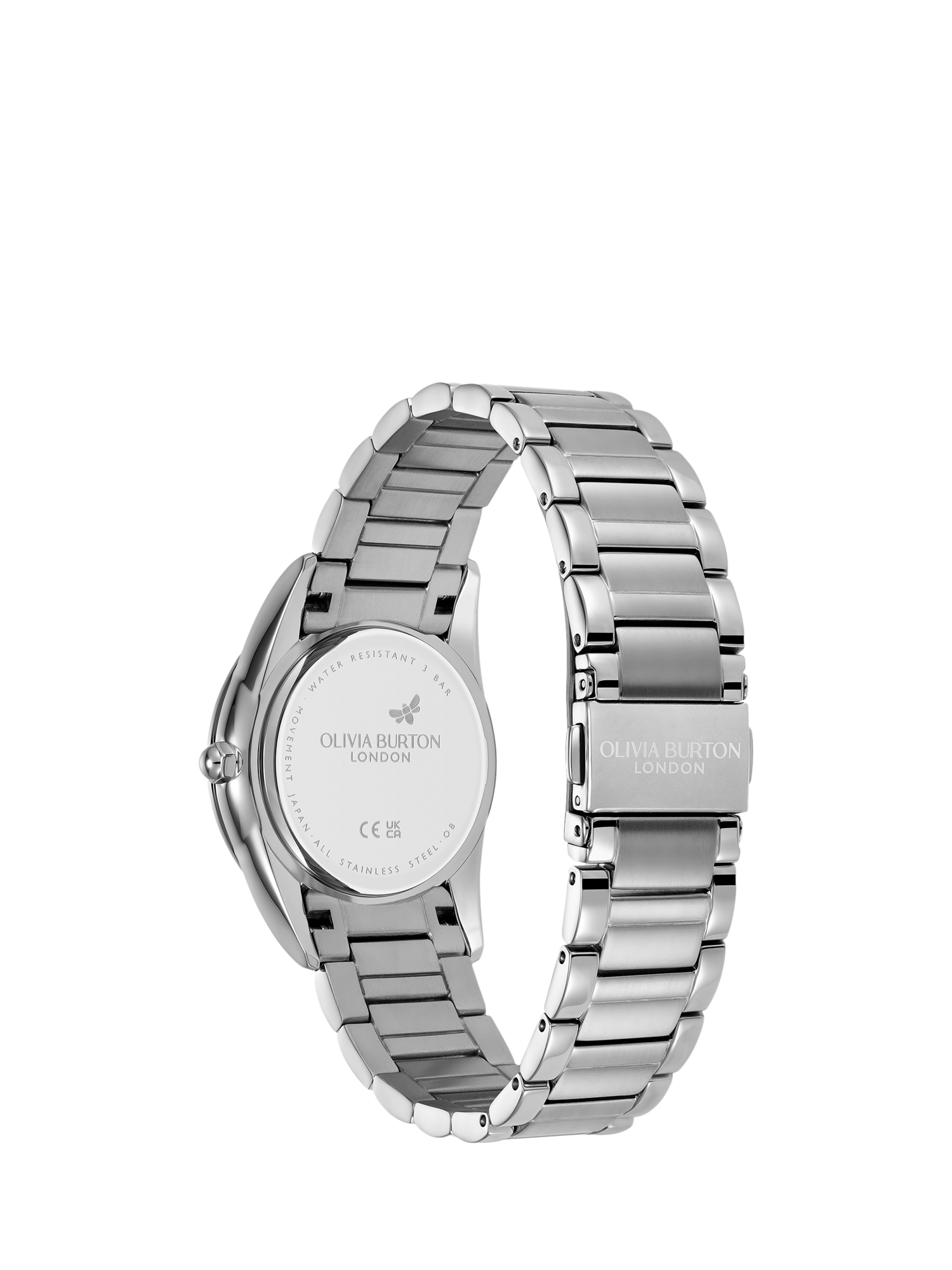 Product image 5 of 7, which shows Olivia Burton Women's Intensity Crush Swirl Bracelet Strap Watch, Blue/Silver