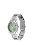 Olivia Burton Women's Intensity Crush Swirl Bracelet Strap Watch, Green
