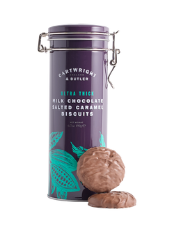 Cartwright & Butler Ultra Thick Milk Chocolate Salted Caramel Biscuits, 190g - view 2, 