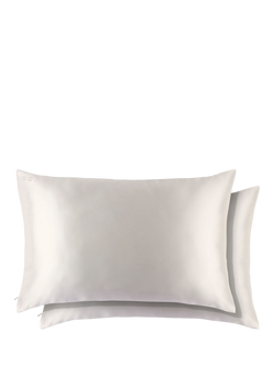 Slip® Pure Silk Queen Pillowcase Duo, White - view 2, White