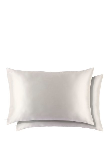 Slip® Pure Silk Queen Pillowcase Duo, White - view 2, White