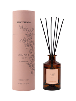 Stoneglow Ginger Lily Reed Diffuser, 160ml, Pink