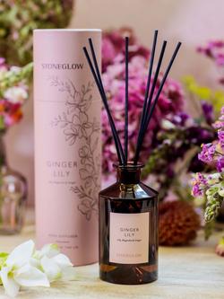 Stoneglow Ginger Lily Reed Diffuser, 160ml - view 2, Pink