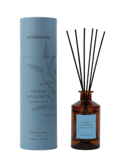 Stoneglow Grape Hyacinth Reed Diffuser, 160ml, Blue
