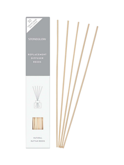 Stoneglow Replacement Diffuser Reeds, Pack of 30, Natural, Natural
