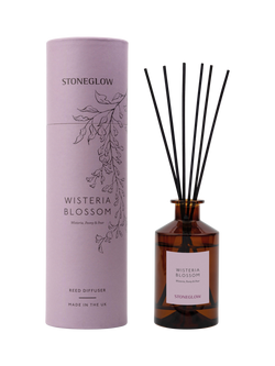 Stoneglow Wisteria Bloom Reed Diffuser, 160ml, Purple