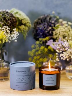 Stoneglow Grape Hyacinth Scented Candle, 210g - view 2, Blue