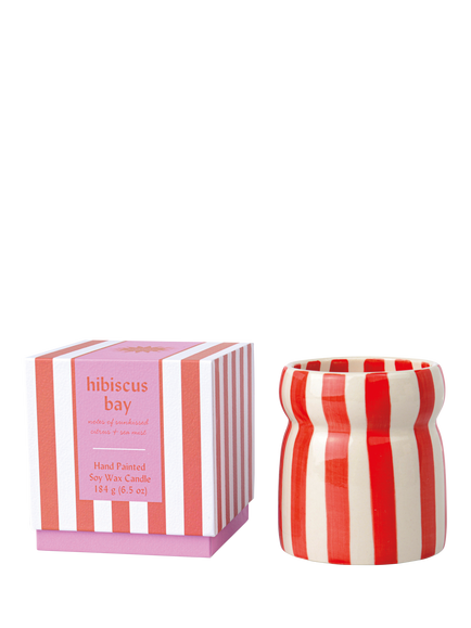 Paddywax Cabana Hibiscus Bay Scented Candle, 184g - view 2, 