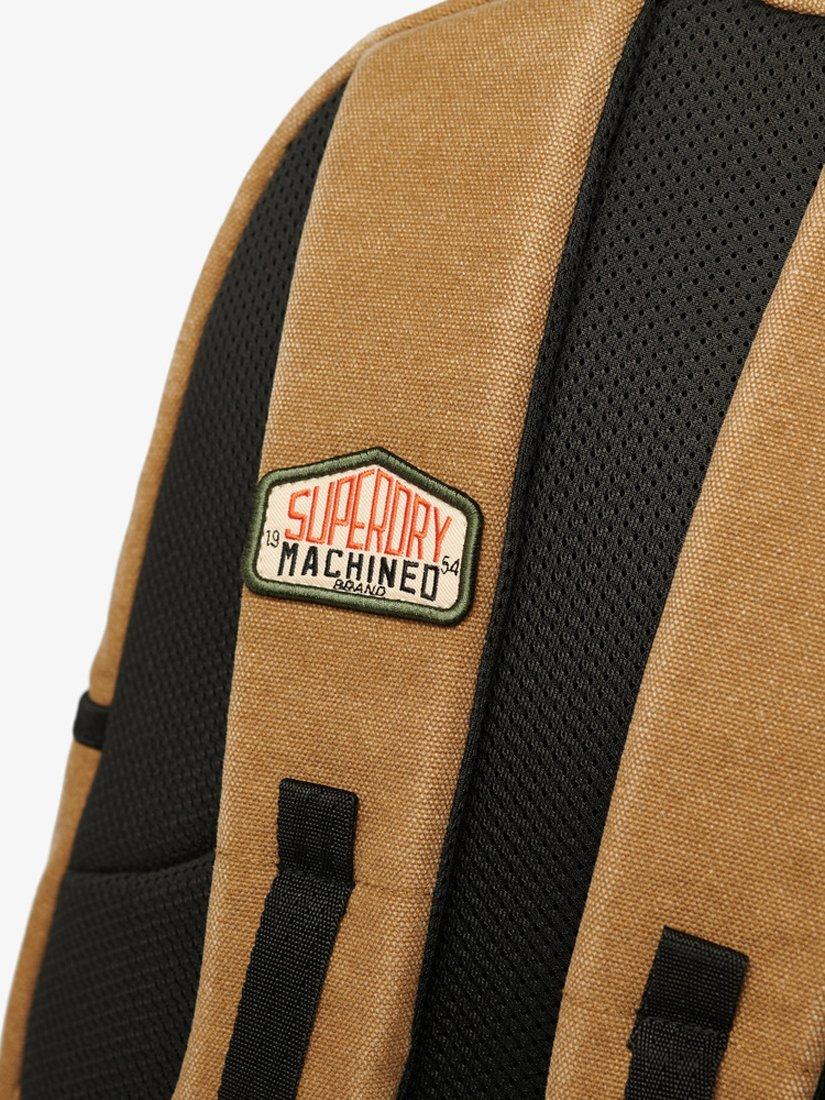 Product image 4 of 5, which shows Superdry Workwear Canvas Montana Backpack, Tobacco Brown