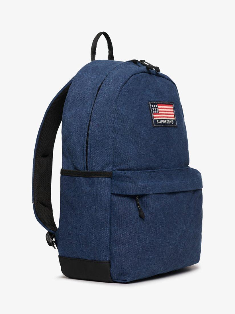 Product image 4 of 5, which shows Superdry Workwear Canvas Montana Backpack, Richest Navy
