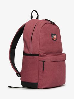 Superdry Workwear Canvas Montana Backpack - view 2, Bordeaux Red