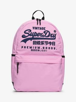 Superdry Heritage Montana Backpack, Lilac Chiffon, Lilac Chiffon