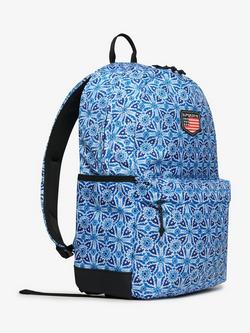 Superdry Classic Patch Montana Backpack, Navy Geo - view 2, Navy Geo