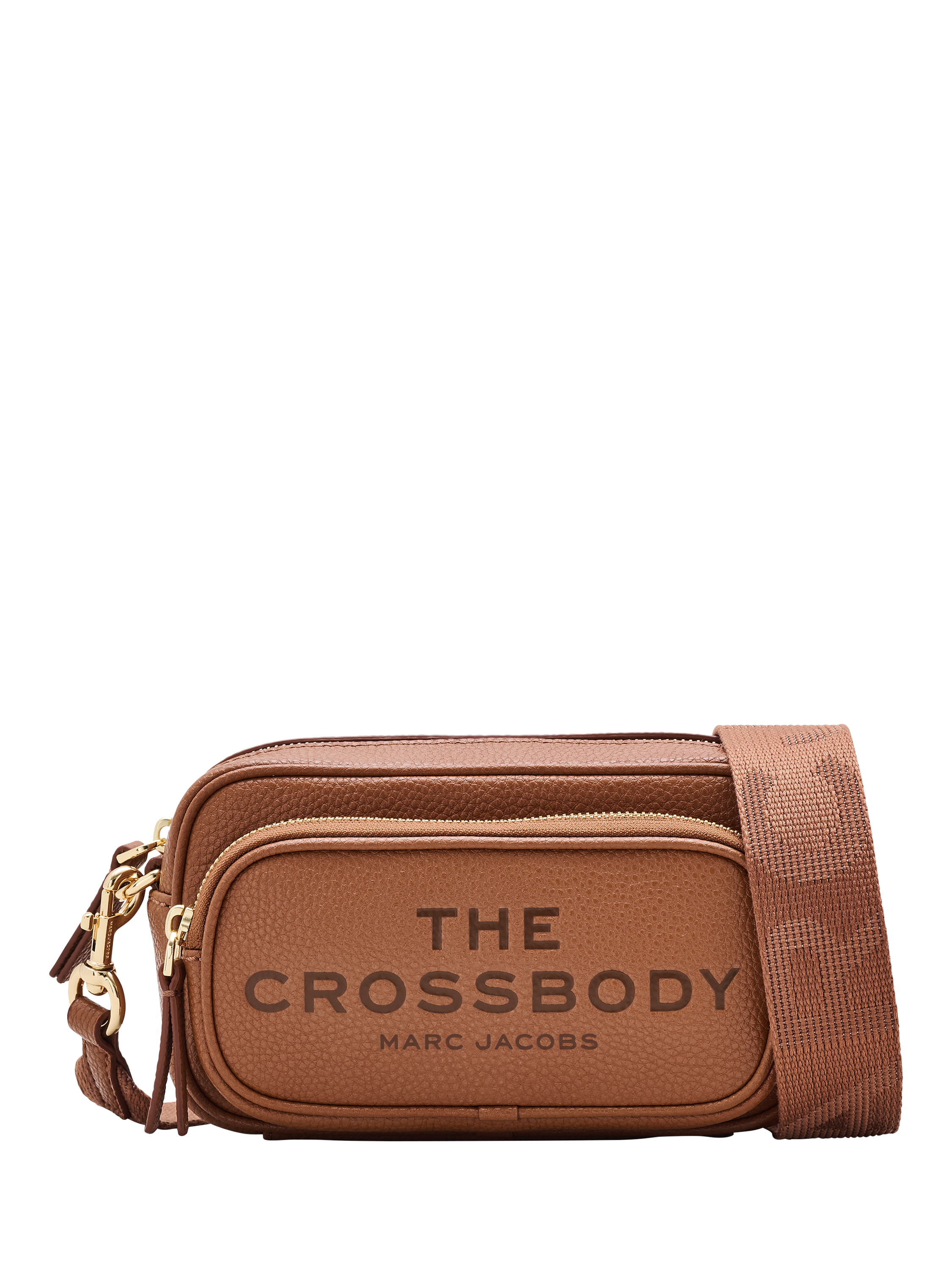 Product image 1 of 7, which shows Marc Jacobs The Crossbody Leather Bag, Argan Oil