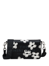 Marc Jacobs Leather Daisy The Mini Crossbody Bag, Blk/Wht