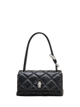 Marc Jacobs Quilted Leather The Mini Dual Shoulder Bag, Black