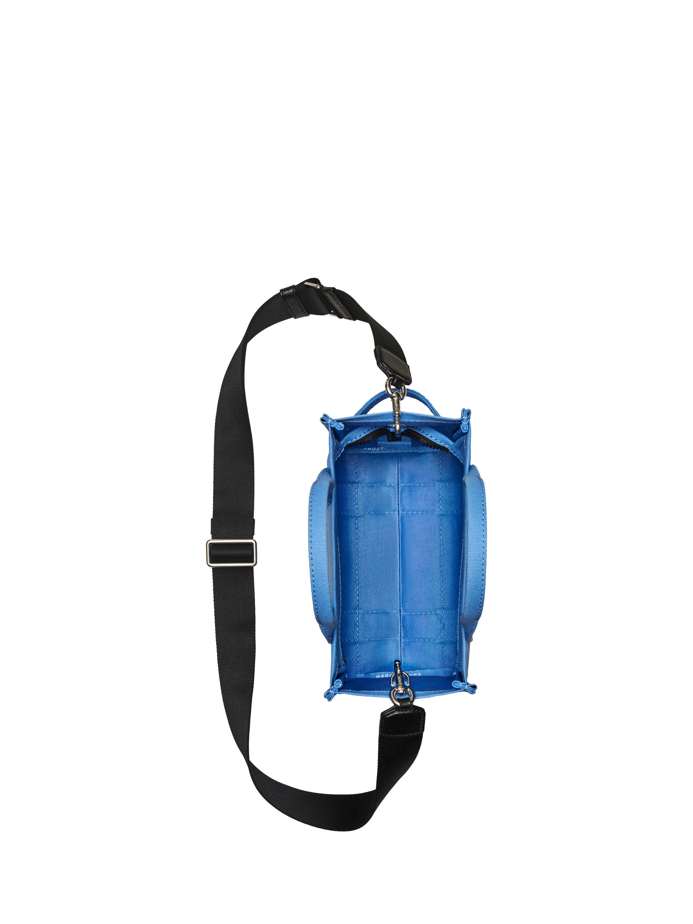 Product image 7 of 8, which shows Marc Jacobs Cotton Canvas The Small Tote Bag, Spring Blue