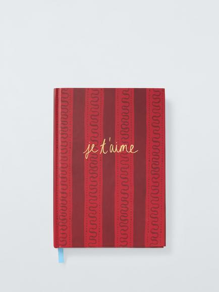 John Lewis Archive Je T'aime Notebook, Multi, Multi