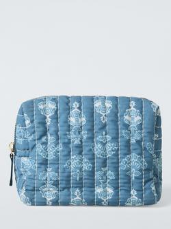 John Lewis x Sanderson Zarr Canopy Wash Bag, Blue - view 2, Blue
