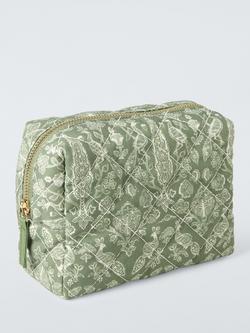 John Lewis x Sanderson Tamizart Wash Bag, Green, Green