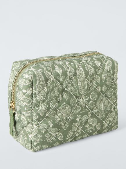 John Lewis x Sanderson Tamizart Wash Bag, Green, Green