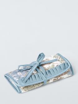 John Lewis x Sanderson Pamir Garden Jewellery Roll, Blue, Blue