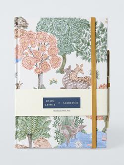 John Lewis x Sanderson A5 Enigmatic Notebook & Pen, Multi, Multi