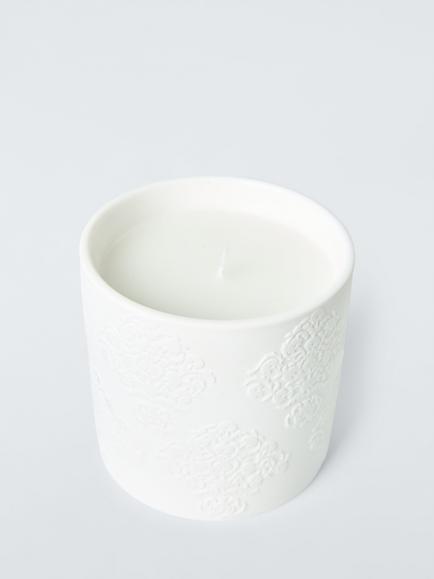 John Lewis x Sanderson Summer Garden Scented Candle, 250g, White