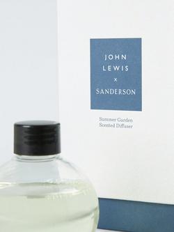 John Lewis x Sanderson Summer Garden Scented Reed Diffuser, 120ml - view 2, Multi