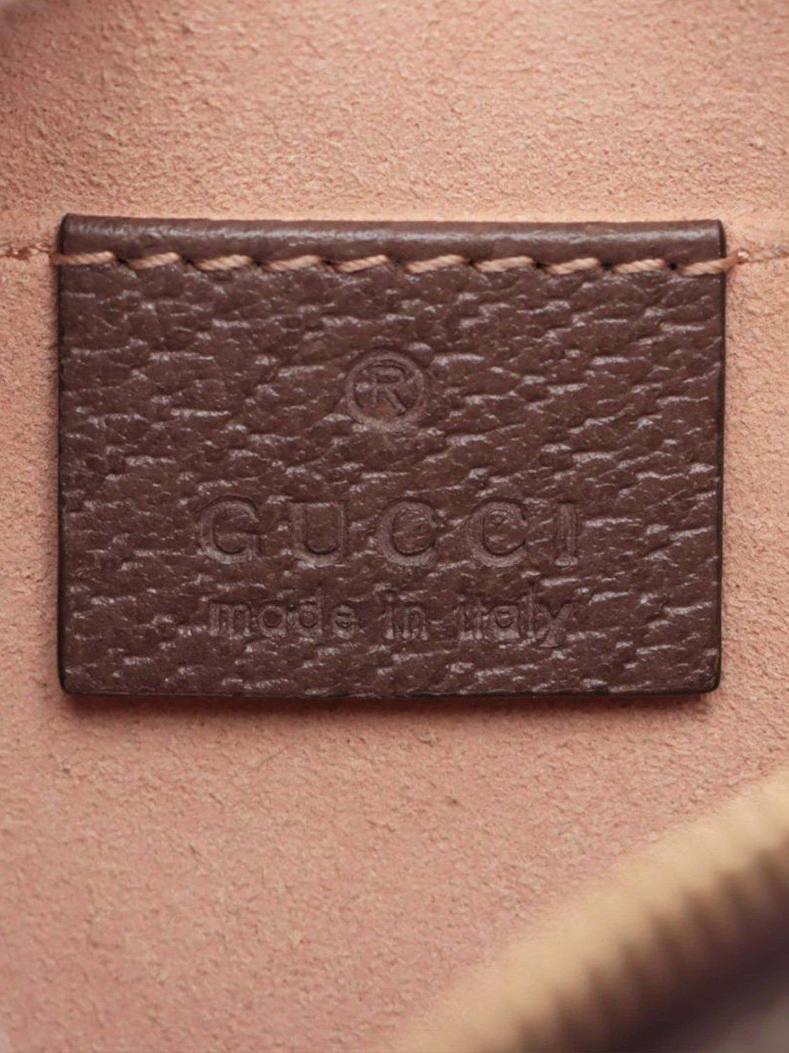 Product image 7 of 9, which shows Pre-loved GUCCI Ophidia GG Supreme Canvas and Leather Shoulder Bag, Brown/Multi