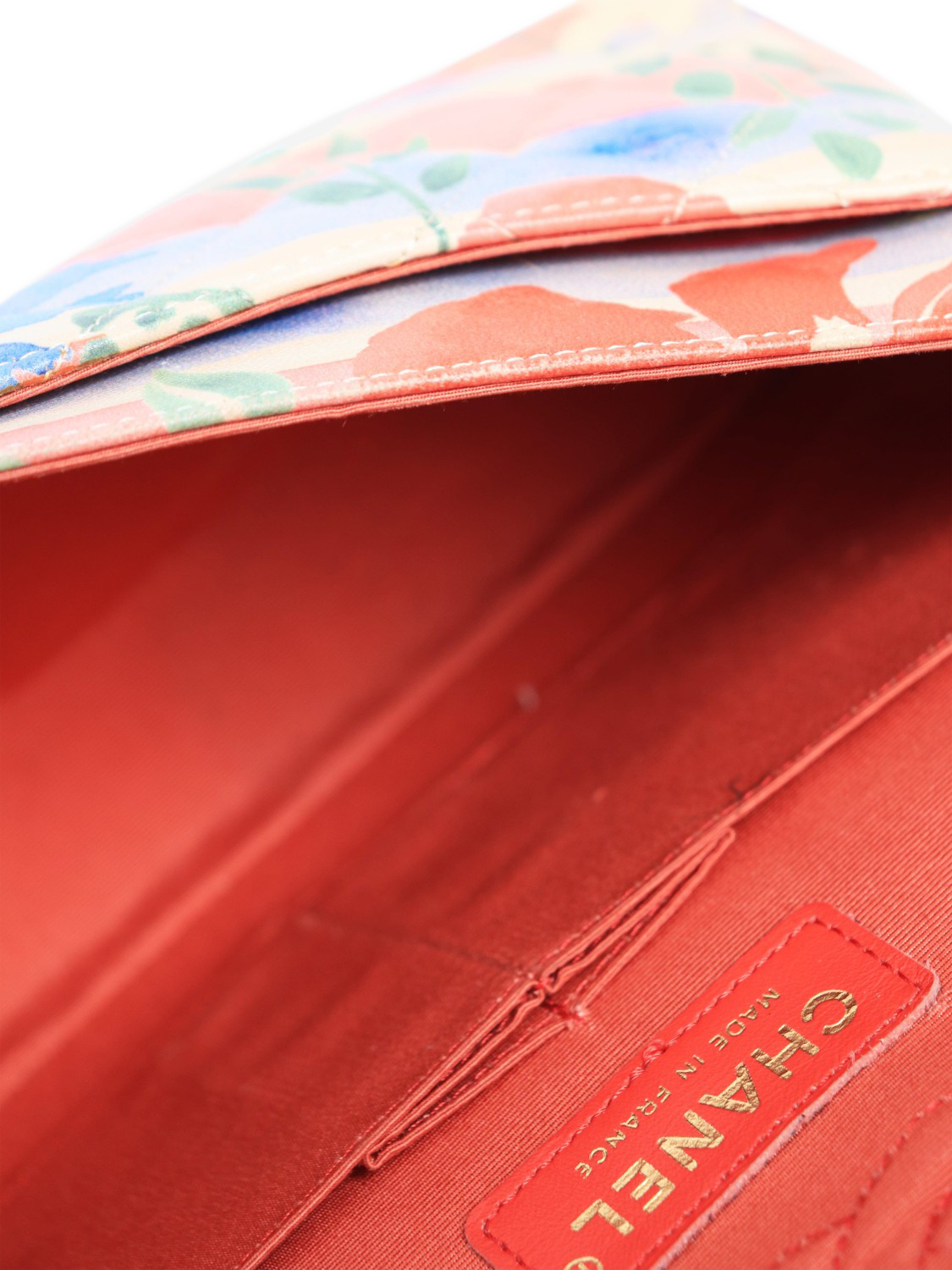 Product image 10 of 10, which shows Pre-loved CHANEL 2009 Medium Lambskin Diamond Quilted Double Flap Bag, Multi