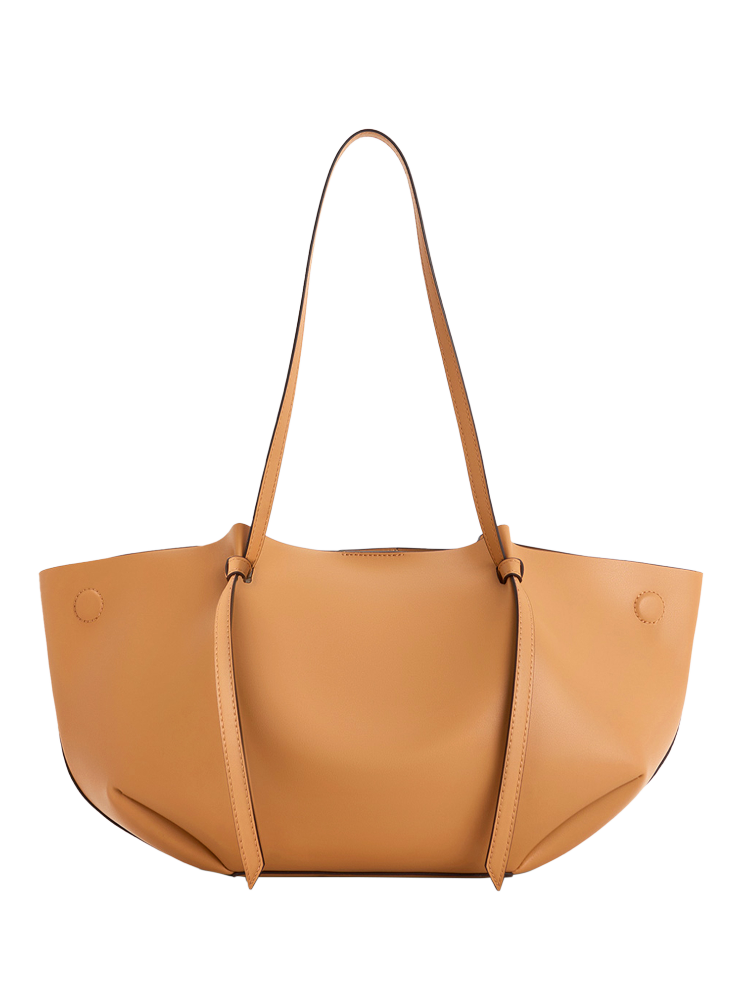 Product image 2 of 5, which shows CHARLES & KEITH Calla Tote Bag, Toffee