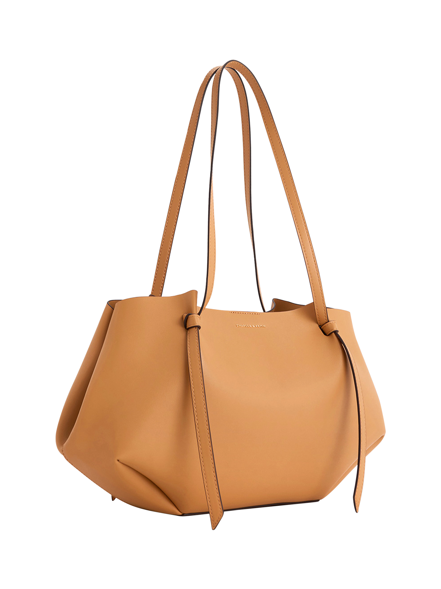 Product image 3 of 5, which shows CHARLES & KEITH Calla Tote Bag, Toffee