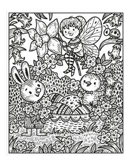 Abigail Wheatley - Easter Magic Painting Kids' Book - view 2, Multi