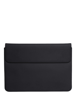 Rains 14" Laptop Portfolio Waterproof Sleeve, Black, Black
