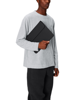 Rains 14" Laptop Portfolio Waterproof Sleeve, Black - view 2, Black