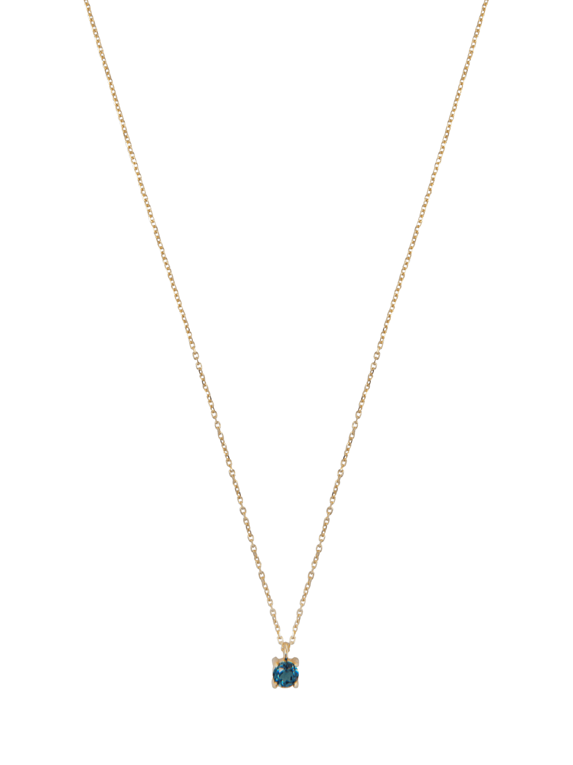 Ana Dyla Niamh Topaz Pendant Necklace, Gold