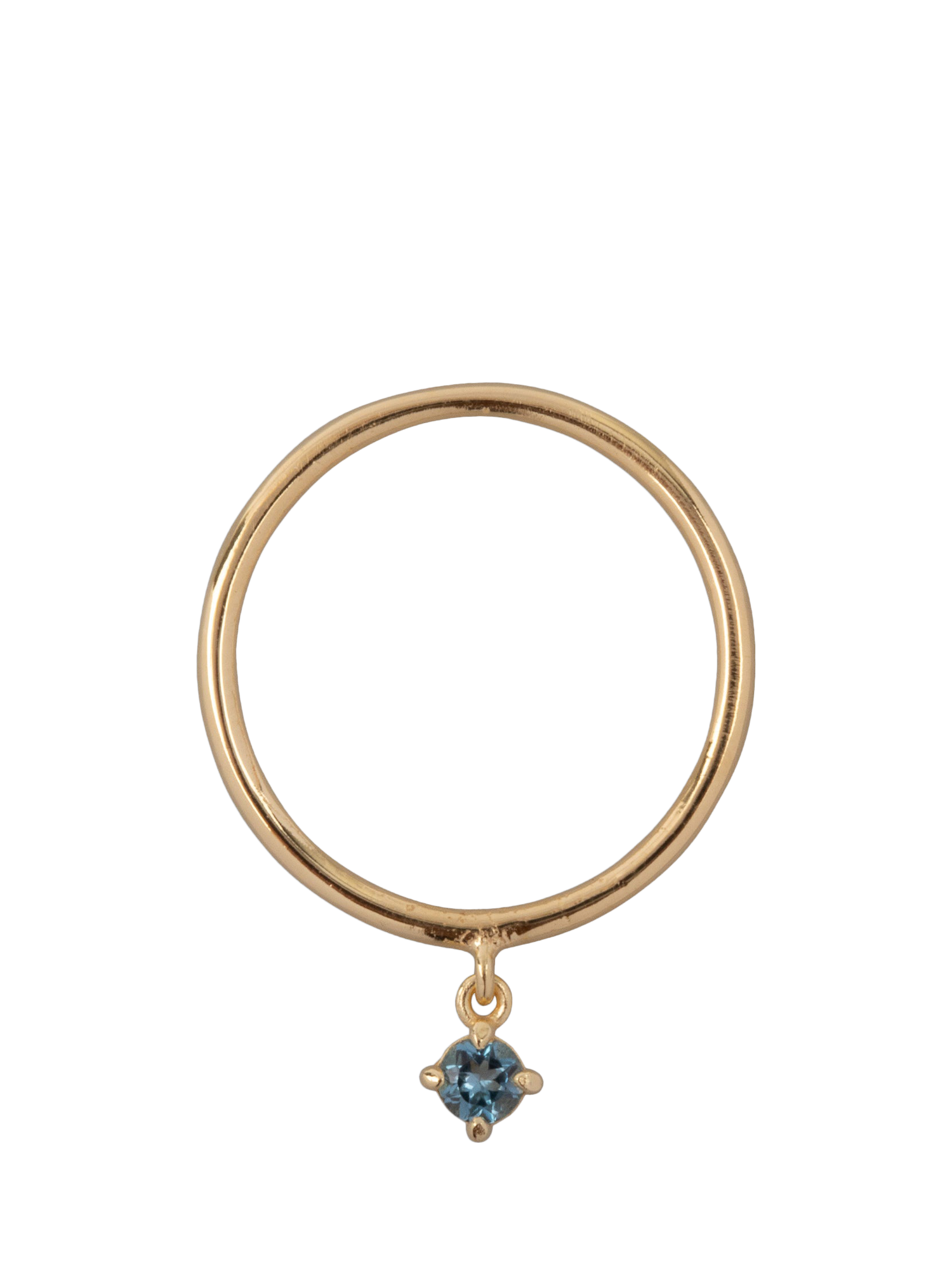 Ana Dyla Mangata Topaz Charm Band Ring, Gold