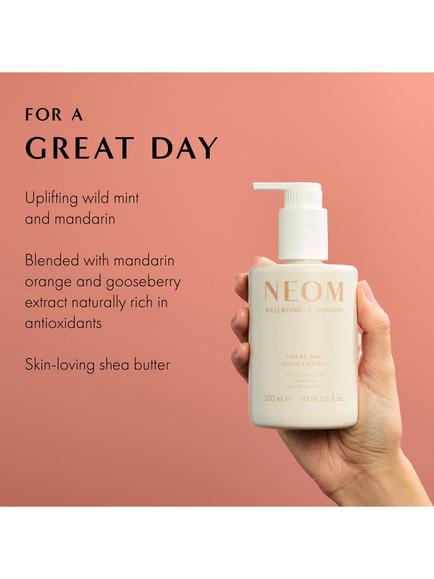 NEOM Wellbeing London Great Day Hand Lotion, 300ml - view 2, 