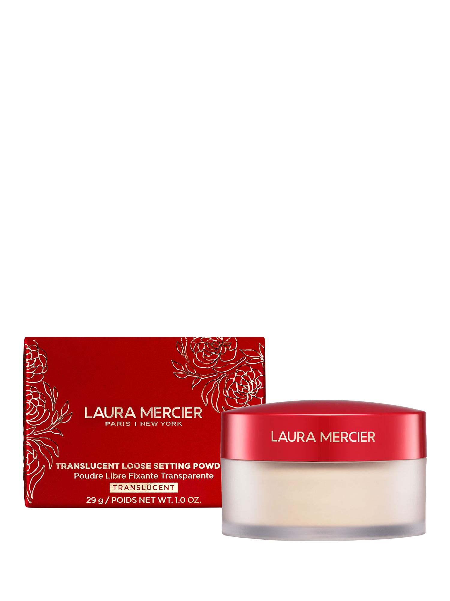Product image 1 of 5, which shows Laura Mercier Translucent Loose Setting Powder, Love & Luck