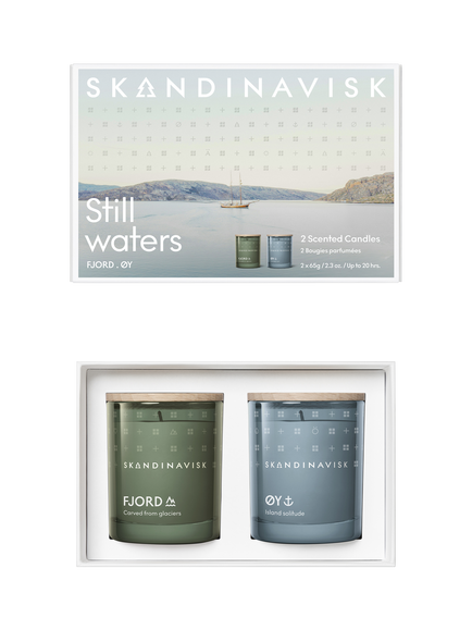 SKANDINAVISK Still Waters Scented Candle Gift Set, Multi