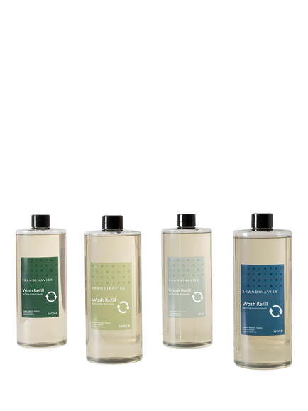 SKANDINAVISK Øy Hand & Body Wash Refill, 1L - view 2, Powder Blue