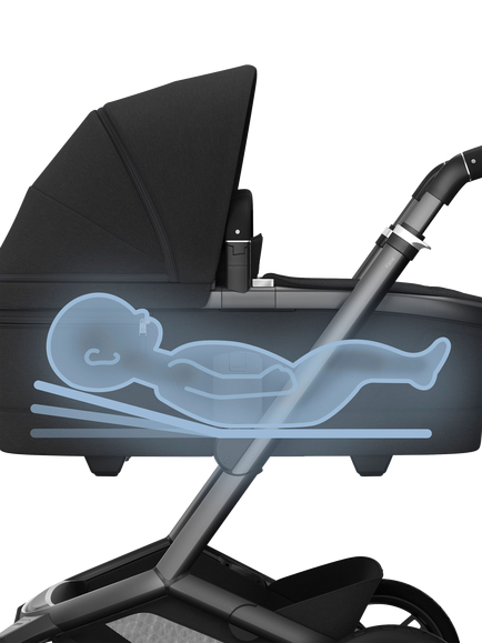 Maxi-Cosi Fame Carrycot, Twillic Black - view 2, Twillic Black